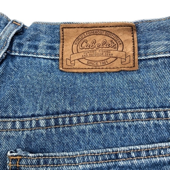 Vintage Cabela’s flannel lined mom jeans 12 - Picture 6 of 9